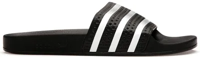 Produktbild von adidas Adilette Slides Black White - EU 37