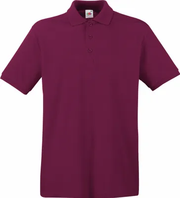 Produktbild von Fruit Of The Loom Premium Herren Polo-Shirt, Kurzarm BC1381 (XL) (Burgunder)