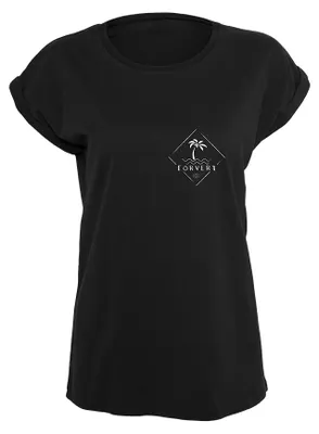 Productafbeelding van Dames T-shirt Forvert Ladies Tee, kleur: Mojave zwart, maat: L, AI-gegenereerde afbeelding