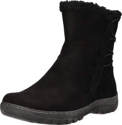 Produktbild von Schlupf-/Reißverschlußstiefelette Warmfutter bis 35mm Absatz (casual) DB-2429-BK
