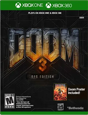 Produktbild von Xbox Games Xbox One Doom 3 Bfg Edition (import) Durchsichtig Durchsichtig One Size