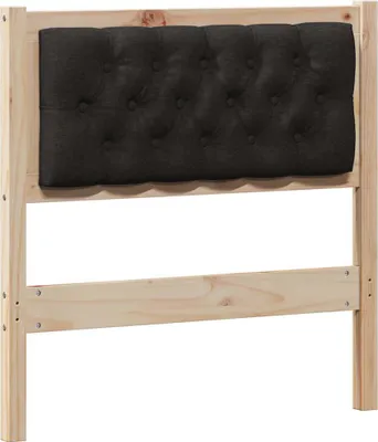 Produktbild von vidaXL Kopfteil Sonstiges Braun und Schwarz 75 cm Massivholz Kiefer