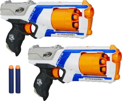 Produktbild von Hasbro Nerf N-Strike Elite Strongarm - Blaster 2er Set Spielzeugpistolen