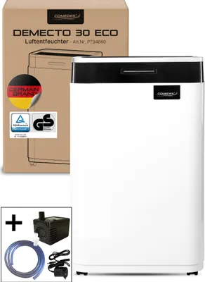 Produktbild von Luftentfeuchter Comedes Demecto 30 eco, 25 Liter/Tag, mit Pumpenset