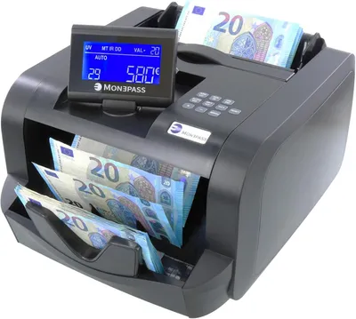 Productafbeelding van Bankbiljettenteller Met Waardebepaling - Bankbiljetteller - Biljettenteller - Geldteller