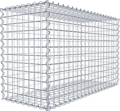 Produktbild von Gabione 100 cm x 60 cm x 40 cm (L x H x T), Maschenweite 5 cm x 5 cm, Spirale