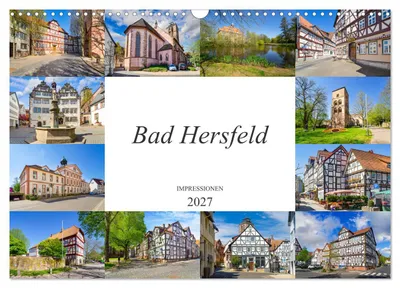 Produktbild von Bad Hersfeld Impressionen (Wandkalender 2027 DIN A3 quer), CALVENDO Monatskalender