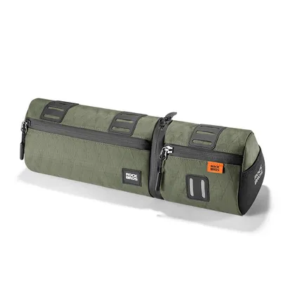 Produktbild von ROCKBROS 4-in-1 Fahrradtasche Doppeltasche Lenkertasche Rahmentasche Wasserabweisend und Robust, Bike Bag Multifunktion Tasche 2L Grün