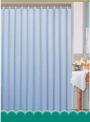 Obrázek produktu pro Sprchový závěs 180x180cm, 100% polyester, modrá (0201103 M)