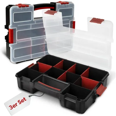 Imagen del producto de Caja de organización - 10 compartimentos - 31,5 x 22,5 cm