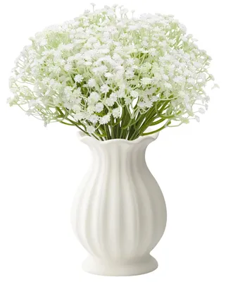 Produktbild von Künstliches Schleierkraut - 40 Stück Kunstblumen Gypsophila - Für Dekoration und Floristik - Weiß