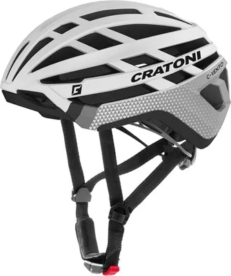 Zdjęcie produktu dla Kask Cratoni C-Vento biało-czarny mat wielkość M-L (56-60 cm) 110805H2