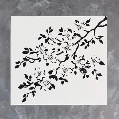 Kirschblüten-Schablone – Decords, Produktansicht 1