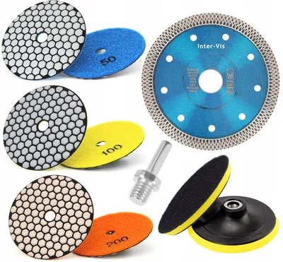 Produktbild von Falon-Tech Diamanttrennscheiben-Set Fliesen Keramik Schleifen Schneiden