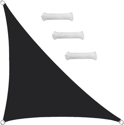 Productafbeelding van Schaduwdoek - driehoekig model - 95% UV-bescherming - Oxford-stof - 6x6x8 meter - geschikt voor tuin, terras, balkon, patio, carport