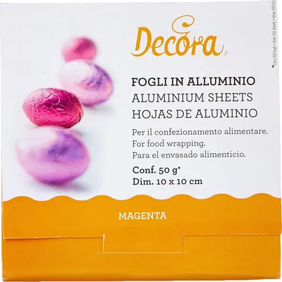 Obrázek produktu pro Fólie pro balení čokolád - červená 10x10cm 150ks