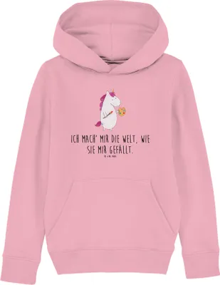 Produktbild von Mr. & Mrs. Panda Kinderpullover Einhorn Künstler 12-14 Jahre (152/164) - Baumwolle Pink - Geschenk, Sweater, Kapuzenpulli, Unicorn, Malen, Kapuzenpullover, Pullover, Hoodie