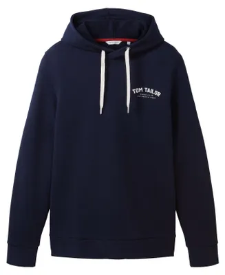 Produktbild von TOM TAILOR Hoodie aus Baumwolle mit Label Print Größe: S
