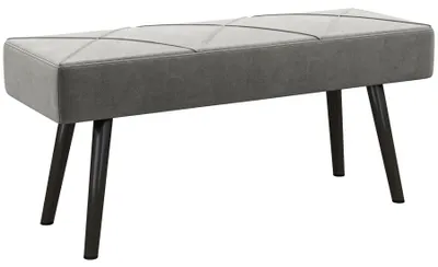 Produktbild von Küssentunnel – Bank – Sofa – Sitzfläche – 100 cm x 36 cm x 45 cm – Grau