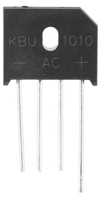 Brückengleichrichter 1000 V 10 A, 5 Stück, Diodenbrücke, KBU1010, RoHS