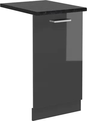 Image de Façade de lave-vaisselle Vicco R-Line Anthracite Haute brillance 45cm , PT Anthracite, Model 55010