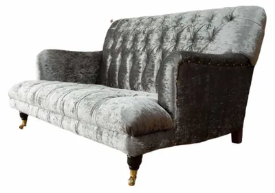 Image de Canapé design, modèle Chesterfield, 3 places, revêtement design, idéal pour un salon