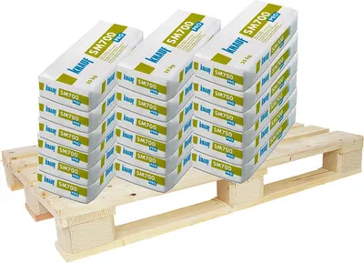Produktbild von 42x KNAUF SM700 Pro Klebemörtel weiß 1,0mm 25kg