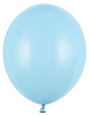 Produktbild von 100 Stk. Luftballon Ø12cm "Uni Pastell" | Baby Blue
