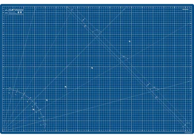 Zdjęcie produktu dla Mata do cięcia - 90 x 60 cm - Samoregenerująca - Dwustronna z podziałką
