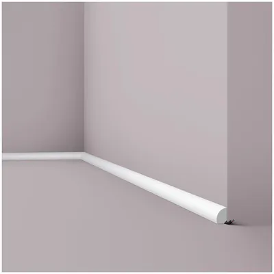 Produktbild von NMC Sockelleiste FL6 WALLSTYL 12 x 19 x 2000 mm Polystyrol Fußleiste Weiß
