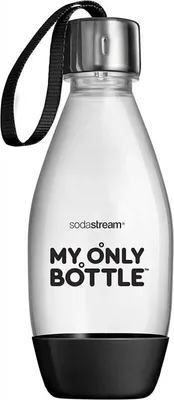 Produktbild von SodaStream športová fľaša na perlivú aj neperlivú vodu so sebou, objem 0,6 l, farba: čierna