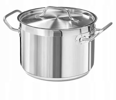 Image de Forgast FG02832 Pot en Acier Inoxydable 4.4L avec Couvercle