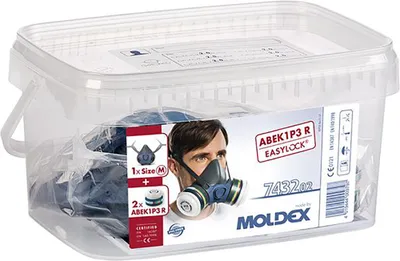 Produktbild von Moldex Atemschutzbox 7432 A1B1E1K1P3 R