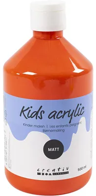 Immagine prodotto di Vernice acrilica A-color, arancione, 02 - opaca (vernice per poster), 500 ml