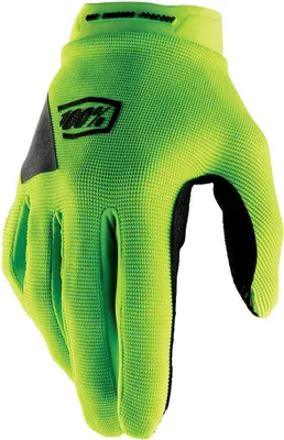Produktbild von 100% Ridecamp Fahrrad Handschuhe, neon-gelb, S