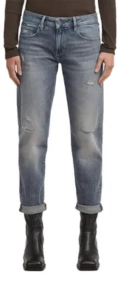Produktbild von G-STAR Damen Kate Boyfriend Jeans, Blau (Worn in Electric Blue Destroyed D15264-