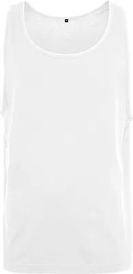 Produktbild von Build Your Brand BY003 | Jersey Big Tank Herren T-Shirt - Farbe: White - Größe: S