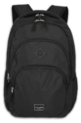 Productafbeelding van travelite vrijetijdsrugzak rugzak met laptopvak Basic Melange Backpack 22L Black zwart