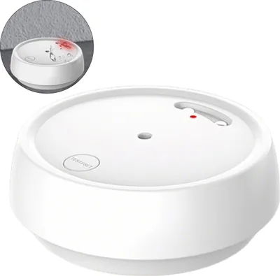 Produktbild von Wassermelder WLAN mit App, Wasserleck Sensor mit 80dB Alarm, IP66 wasserdicht, kompatibel mit Tuya Smart, für Küche, Bad & Keller