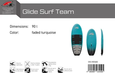 Produktbild von F2  Foil Board Glide Surf Team  90 l Türkis 2024/25