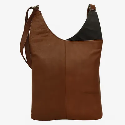 Produktbild von Cinino Ledertasche Umhängetasche Crossbody Bag C1161 Cognac