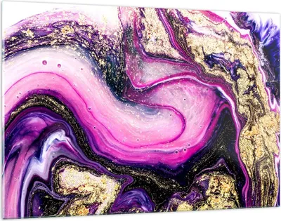 Produktbild von Bilder auf glas - Abstraktion modern - 120x80cm - Glasbilder - Wandbilder - Kunstdruck - zum Aufhängen bereit - Wanddekoration aus Glas - Glas Bilder - Wandbild auf Glas - Einteilig - GAA120x80-3502
