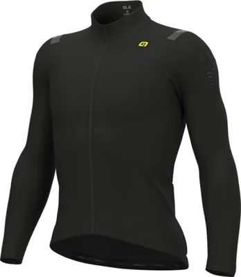 Produktbild von ALÉ Langarm Fahrradtrikot für den Winter - R-EV1 WARM RACE - Schwarz M