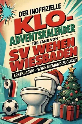 Produktbild von Der inoffizielle Klo-Adventskalender für Fans von SV Wehen Wiesbaden