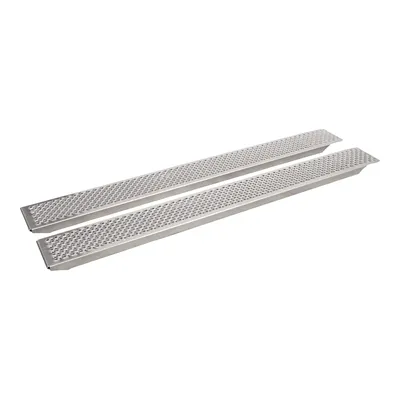 Produktbild von STIER, Alu-Verladeschienen-Set, 2 Schienen, Gesamttragkraft 400kg, 1950x200mm, perforierte Oberfläche, 5kg