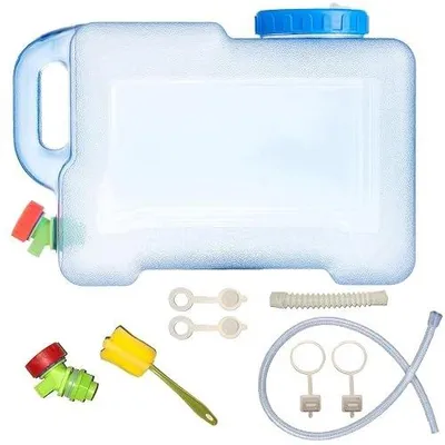 Zdjęcie produktu dla Butelka na wodę 12L plastikowa z kranem pojemnik wody do kampera