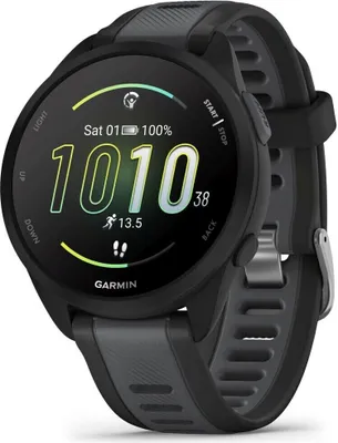 Produktbild von Garmin Sportuhr Forerunner 165 Music Dunkelgrau