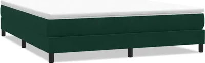 Zdjęcie produktu dla Łóżko Typu Box Spring Bez Materaca Ciemnozielone 180X210 Cm Lumarko!