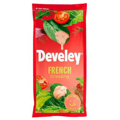 Zdjęcie produktu dla Dressing francuski Develey w saszetce (opakowanie 75 ml)