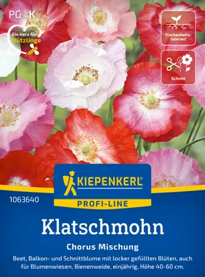 Produktbild von Kiepenkerl Klatschmohnsamen Chorus 150 Pflanzen